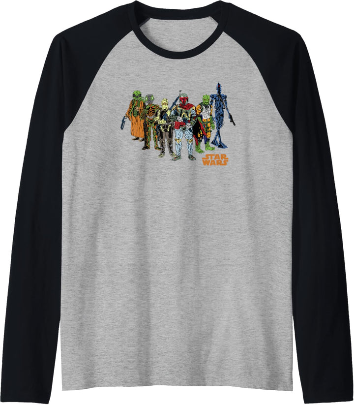 Star Wars Boba Fett Orange Pop Candy Squad Raglan