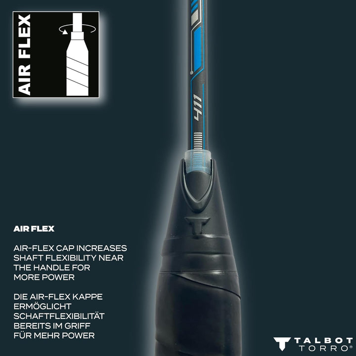 Talbot Torro Badmintonschläger Isoforce 411, 100% Graphit, One Piece, Verschiedene Designs wählbar 4