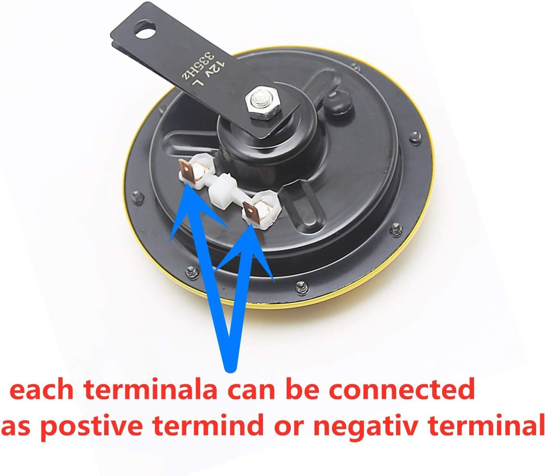 YIYIDA Auto Elektrische Hupe 135db Auto Hupen Kit 12V car Horn Super Lauter Hochton und Tiefton Meta