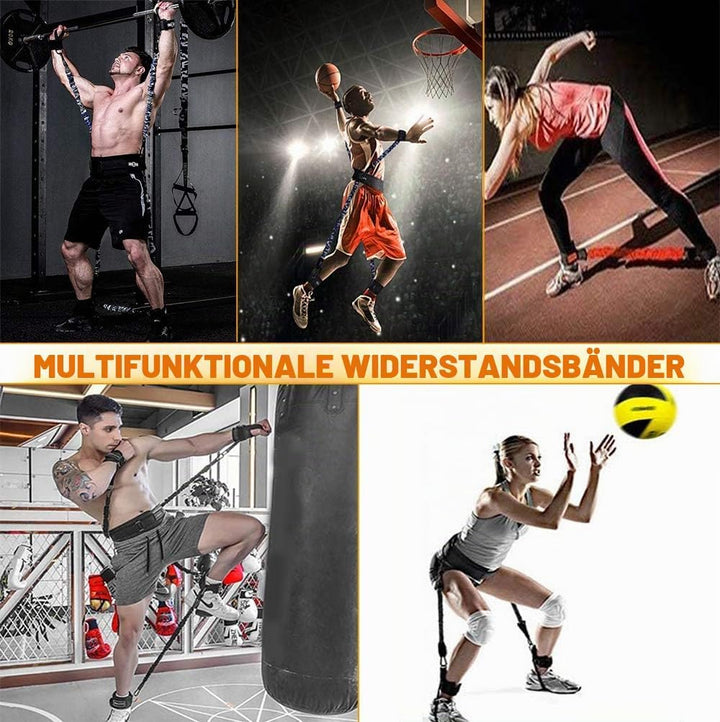 Sfeexun Boxen Expander Resistance Bands Set: Boxing Gummibänder Expander Fitness Band Gummibänder Fi