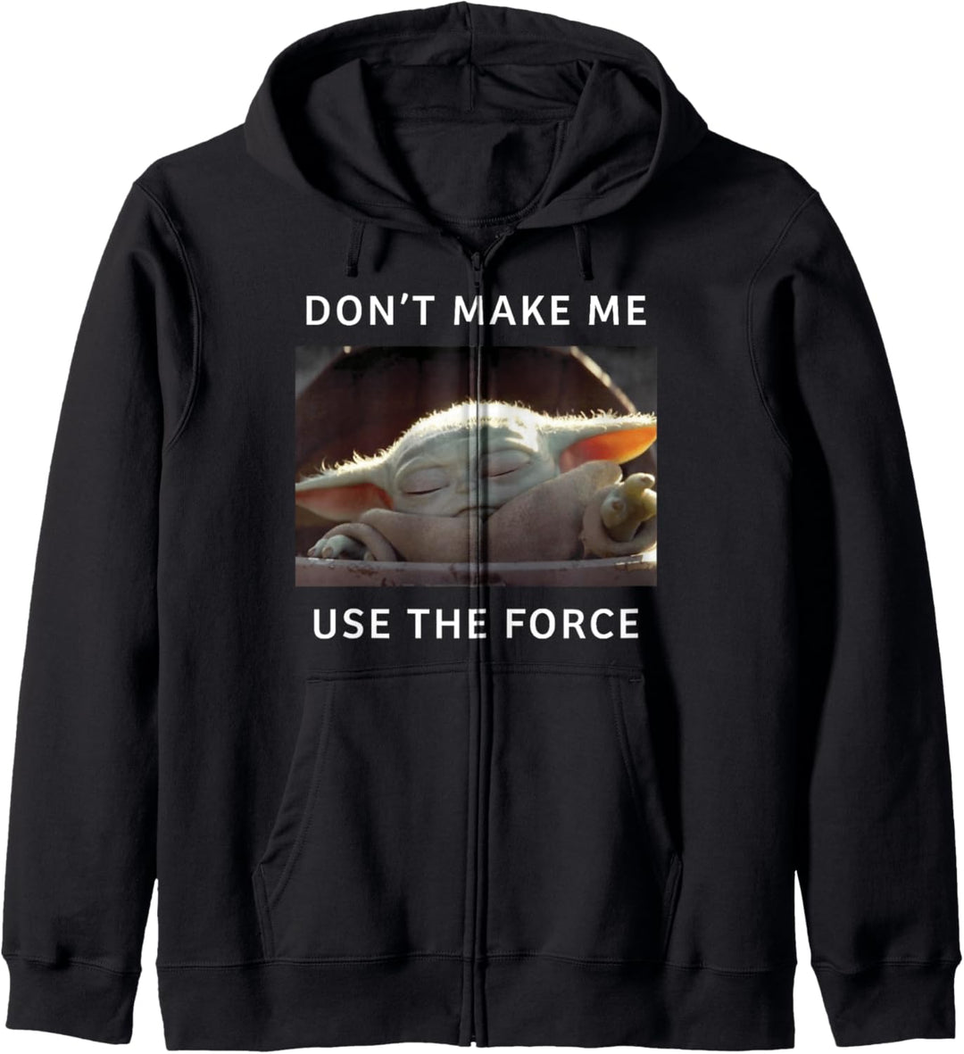 Star Wars Mandalorian The Child Small Meme Force Kapuzenjacke
