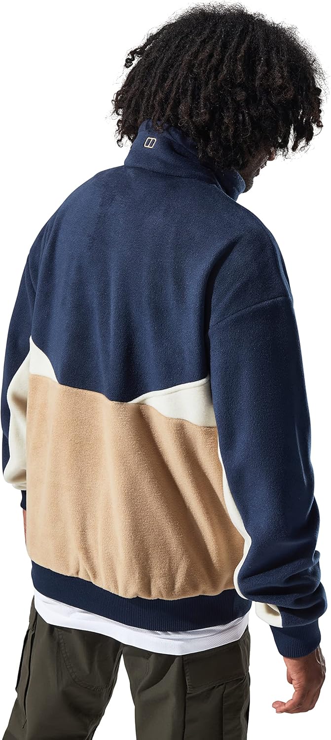 Berghaus Herren Retrorise Fleece Jacke, Zusätzliche Wärme, Extra Bequem Fleece Jacket (1er Pack) XL