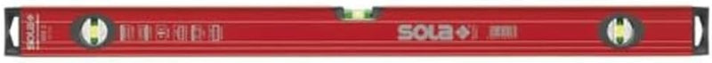 Sola 1214801 Alu-Wasserwaage"Red 3 60" cm in rot 600 mm, 600 mm