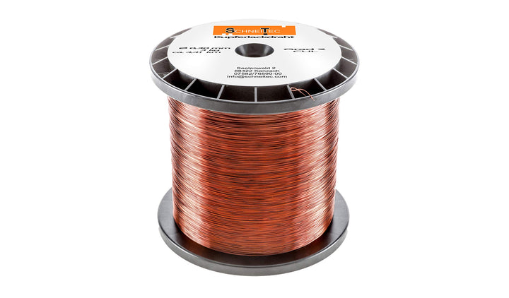 Kupferlackdraht W210 Ø 0,30 mm 3 kg CU Lackdraht Grad 2 CUL Kupferdraht Gewicht 3 Kilogramm Durchmes