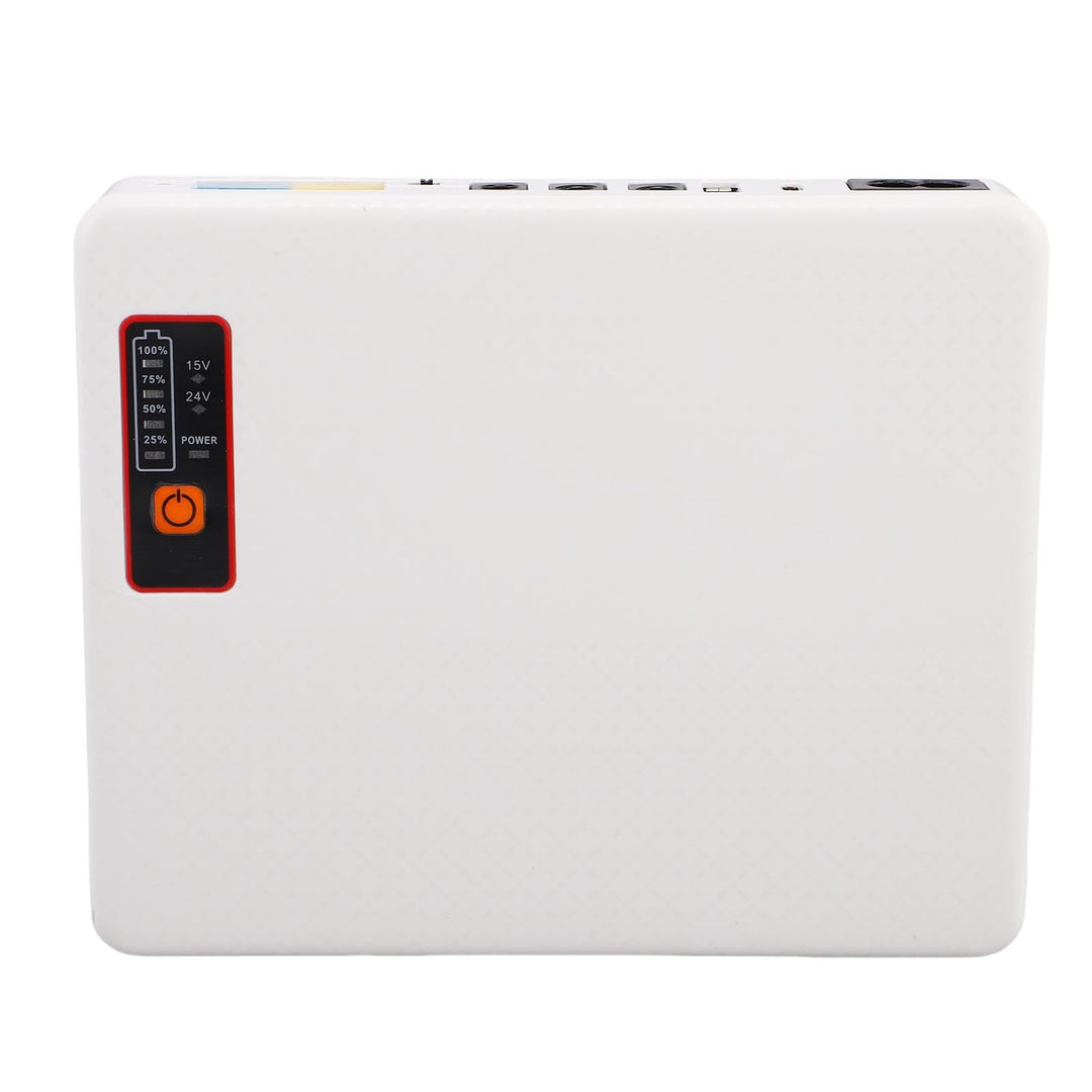 Asixxsix Mini USV DC 20000 MAh Batterie Backup, Unterbrechungsfreie Stromversorgung mit Betriebsanze