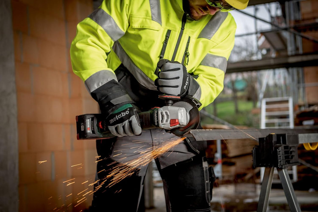 metabo Akku-Winkelschleifer WVB 18 LT BL 11-125 Quick - 18 V, 125 mm Scheiben-Ø - Brushless Motor, D
