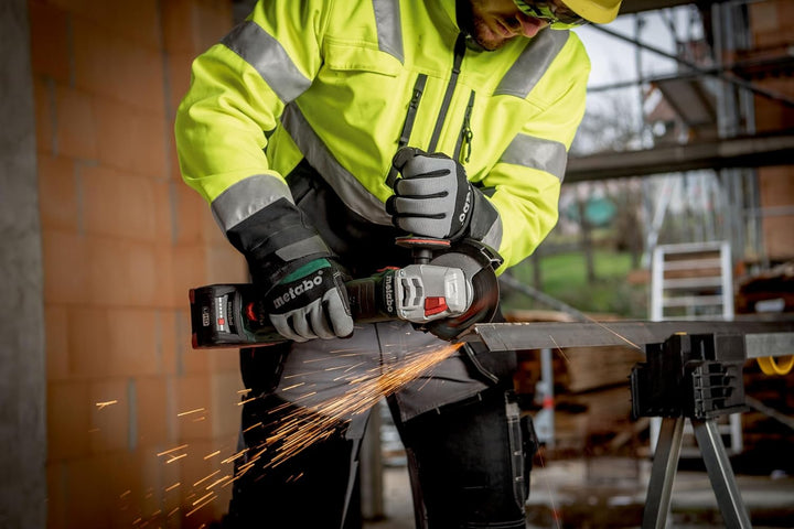 metabo Akku-Winkelschleifer WVB 18 LT BL 11-125 Quick - 18 V, 125 mm Scheiben-Ø - Brushless Motor, D