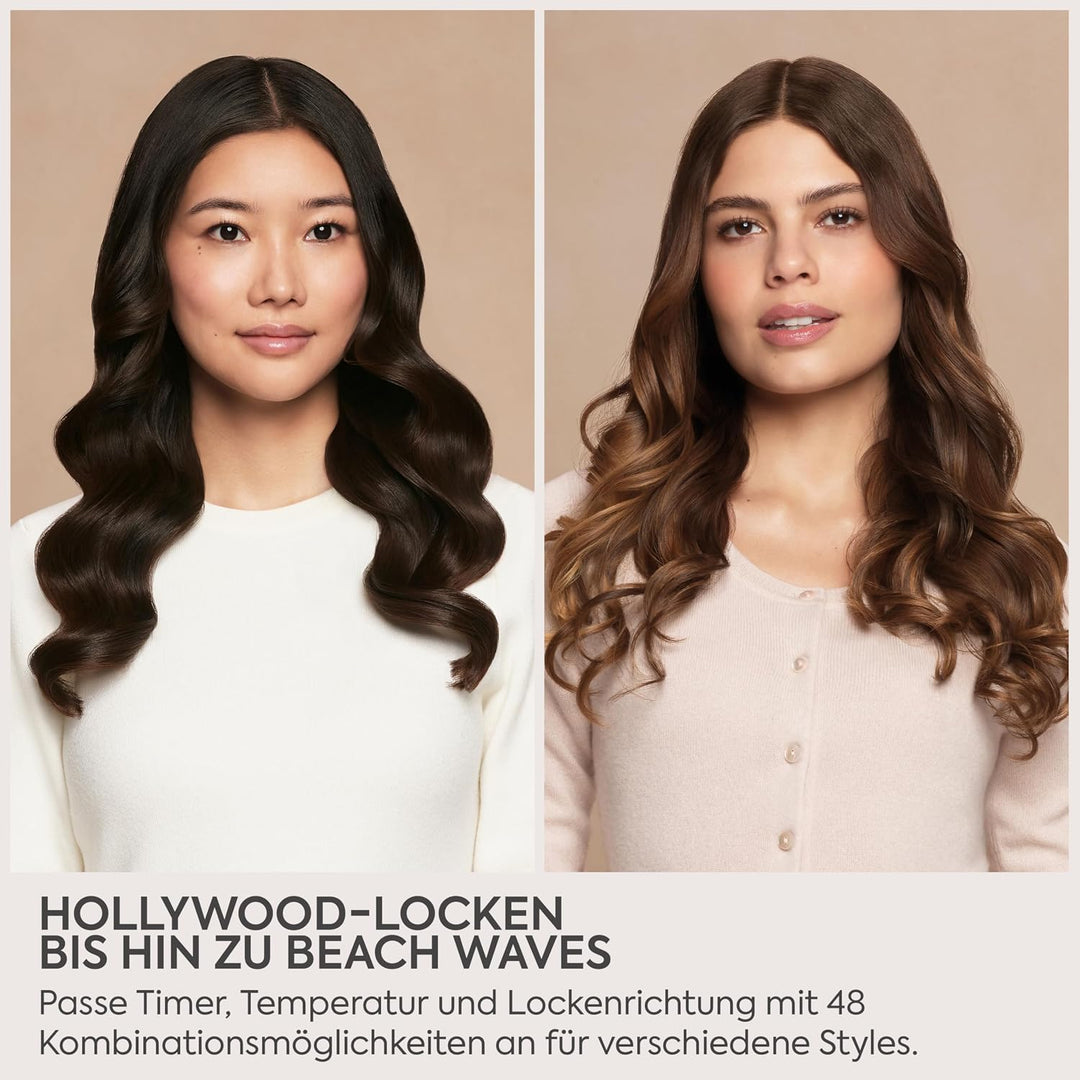 BaByliss Style Secret Air Automatisch Lockenstab – 25mm mit sanfter Wärme &amp; Luftstrom, 48 Styling‑Ko