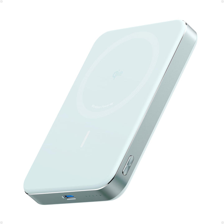 Anker MagGo Powerbank, Ultra-schlankes 10.000mAh magnetisches Akkupack, Qi2-zertifiziert, portabel,