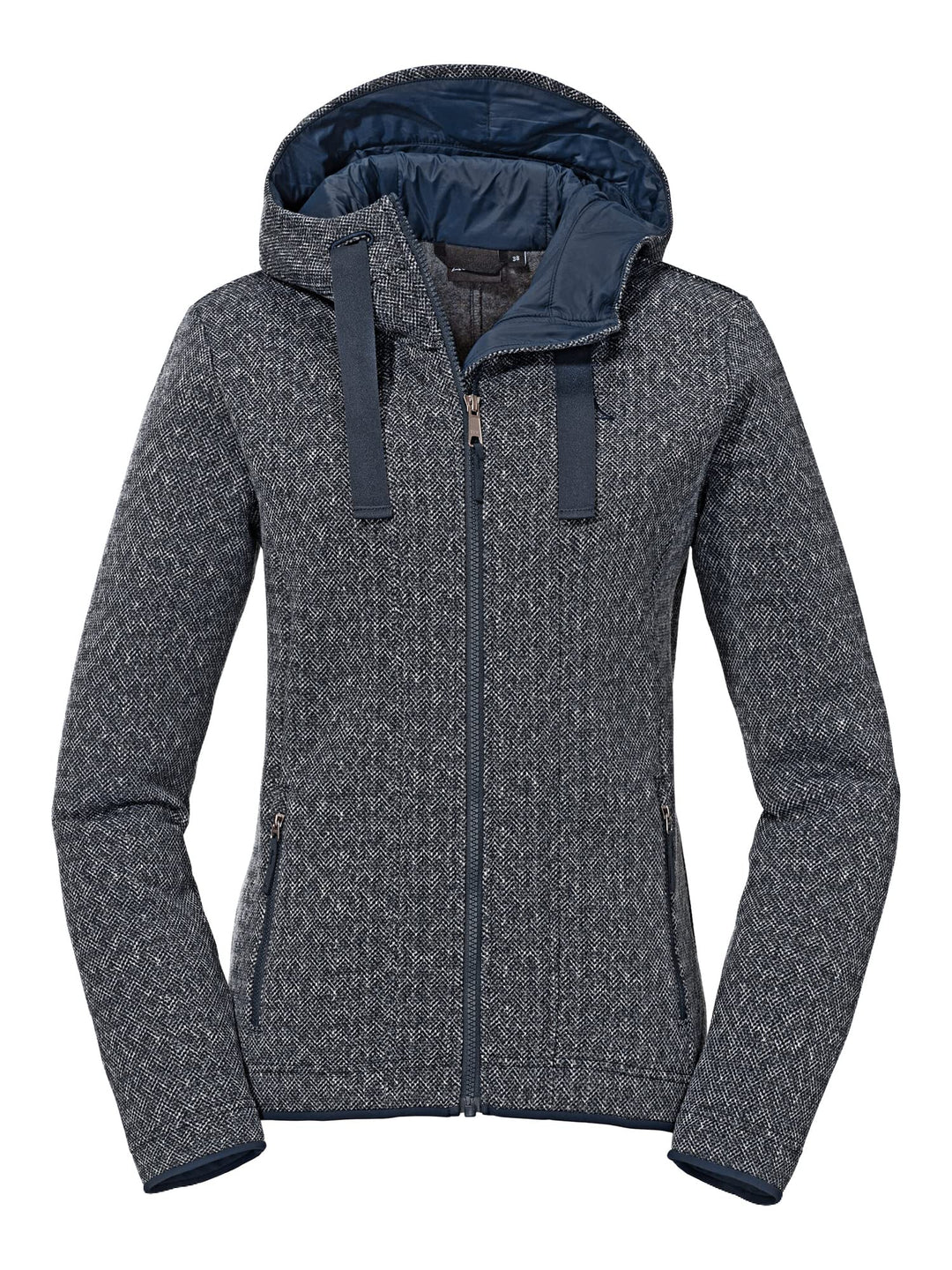 Schöffel Damen Fleece Hoody Aurora L, weicher Fleece Pullover aus elastischem Super Warm Fleece, atm