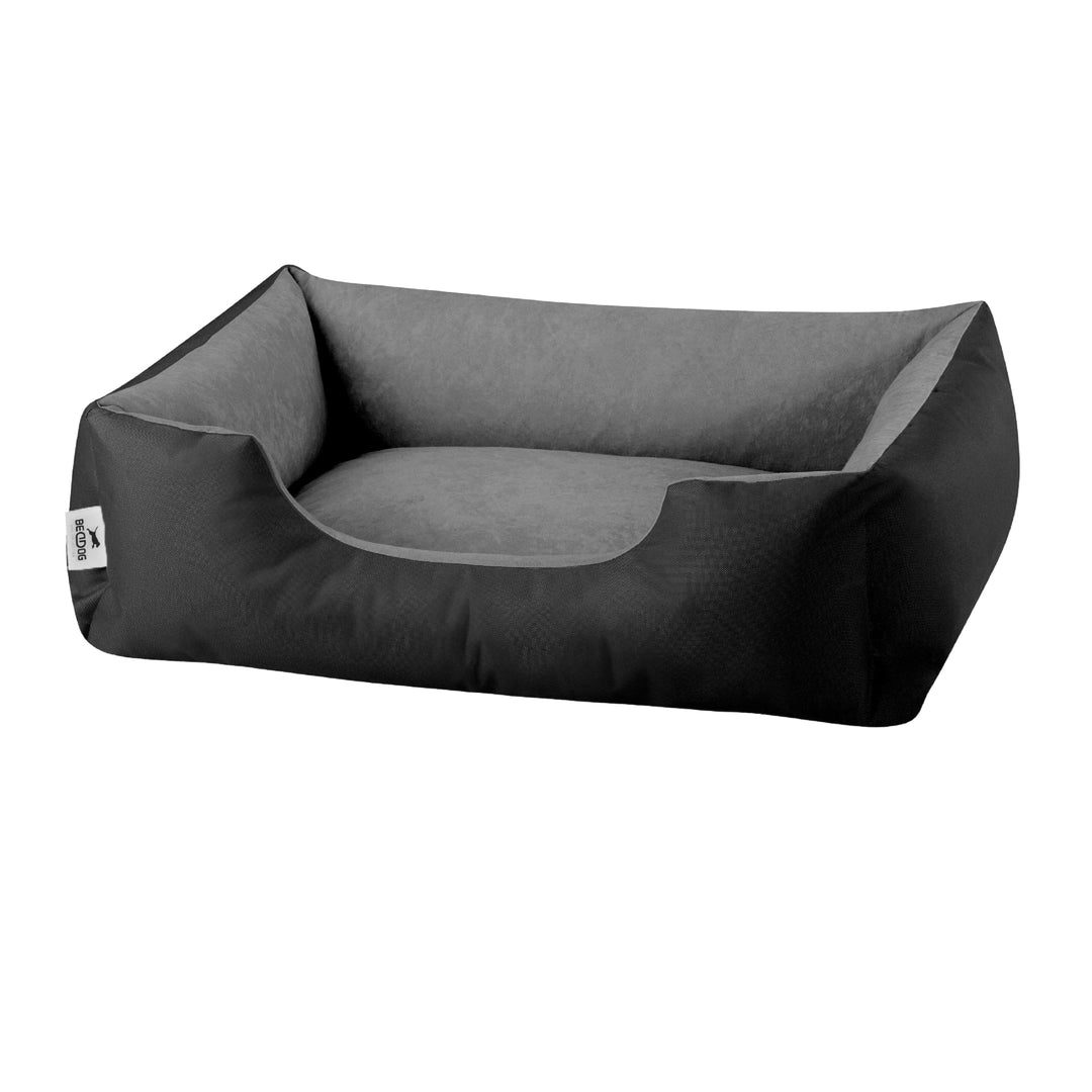BedDog Hundebett LUPI, Hundekissen mit abziehbaren waschbaren Bezug, Hundekorb, Hundesofa, für klein