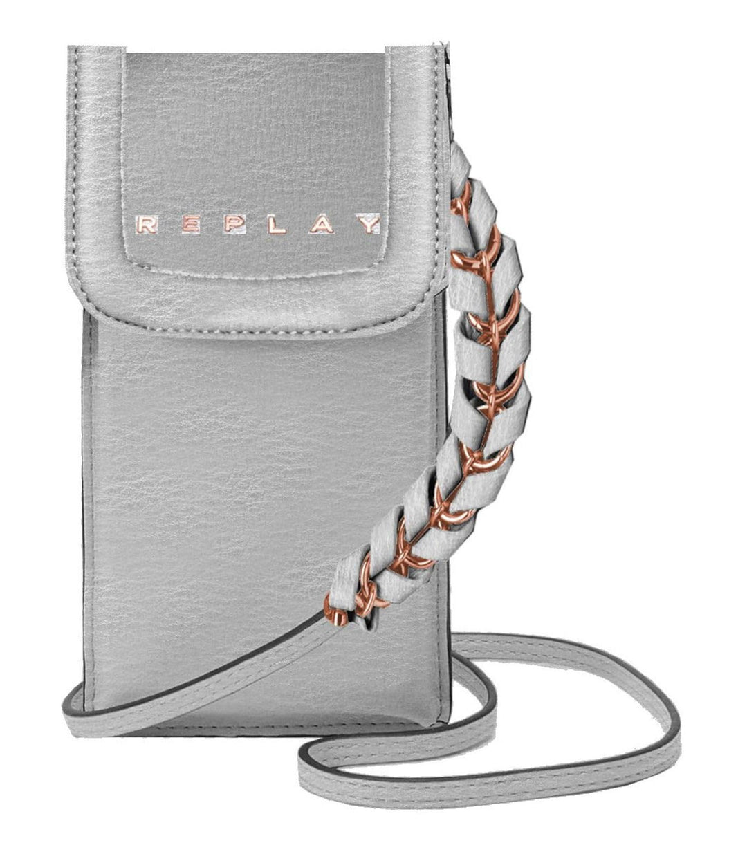 Replay - Handytasche 19 cm Silver, Silver