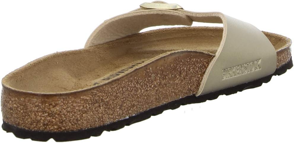 Birkenstock Classic MADRID BF-NUBUK Damen Pantoletten 37 EU Gold, 37 EU Gold