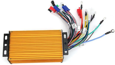 E-Bike Brushless Speed Motor Controller 12 Tube Three-Mode Sinusoid für Elektroroller 48V 60V 64V 72