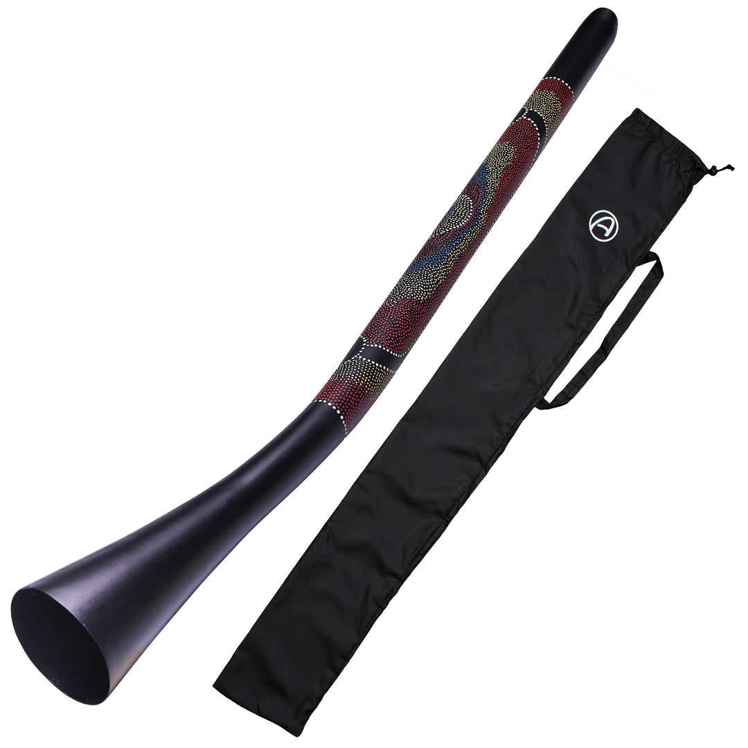 Didgeridoo Synthetic Wide Bell 143cm – Didgeridoo mit breitem Klangbecher für eine tiefe Resonanz Re