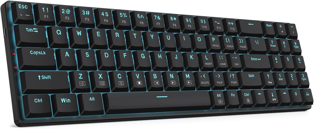 Redragon BS8773 Kabelloses Gaming-Tastaturen & -Mäuse Combos, 78 Tasten, 2,4 GHz, mechanische Tastat