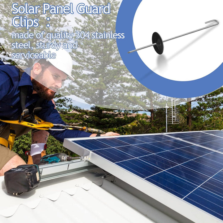 Photect Solar Panel Guard Clips Tier Guard Befestigung Clips Solar Panel Tier Guard Roll Kit Edelsta