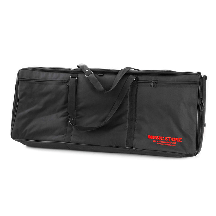 MUSIC STORE KC-02 II Keyboardtasche, 114x42x15cm, Schwarz, Nylon, 20mm Polsterung, Zubehörfach, Stab
