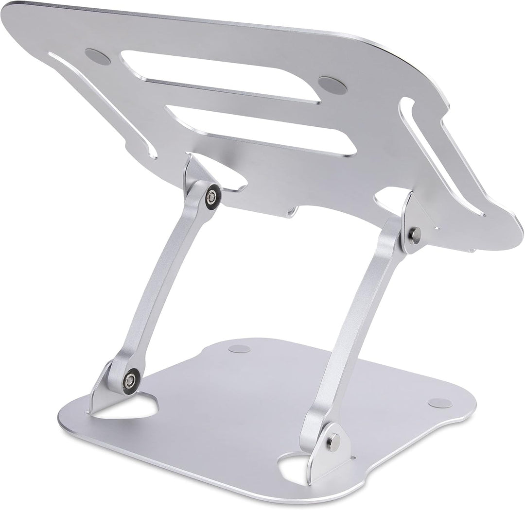StarTech.com Tisch Laptopständer - Laptoperhöhung aus Aluminium, Tragbar, Faltbar, Schwenkbar - Trag