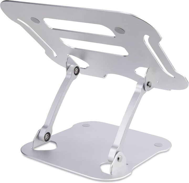 StarTech.com Tisch Laptopständer - Laptoperhöhung aus Aluminium, Tragbar, Faltbar, Schwenkbar - Trag