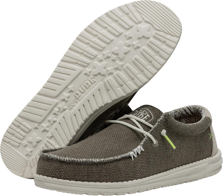 Hey Dude Wally Braided Sneaker Marrone da Uomo 40003-2BS 36 EU Braun, 36 EU Braun