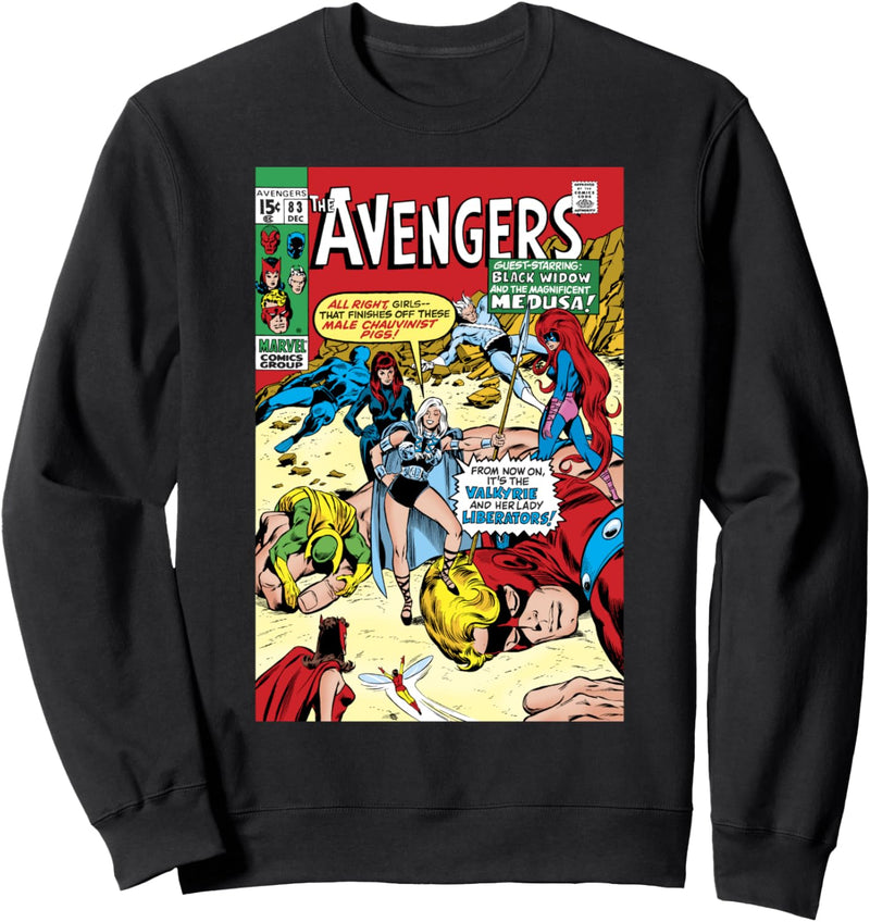 Marvel The Avengers Valkyrie And Her Lady Liberators Cover Sweatshirt