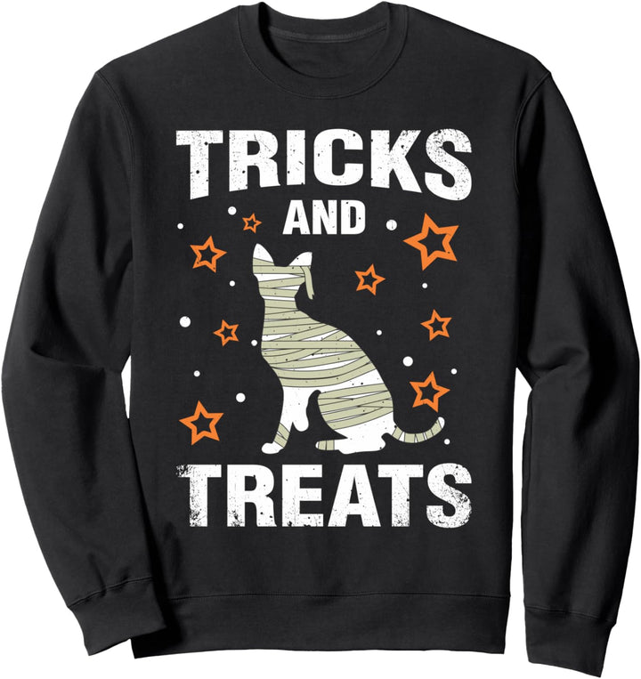 Tricks & Leckereien Devon Rex Halloween Kostüm Katze Sweatshirt