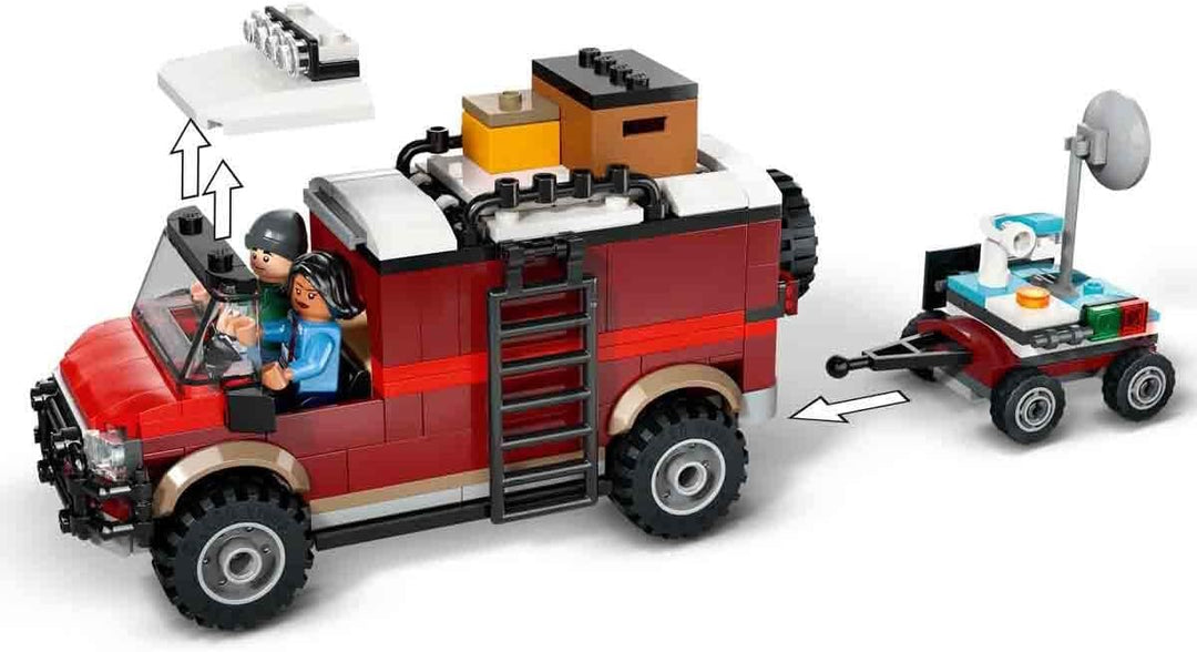 LEGO Jurassic World Dinosaurier-Missionen: Entdeckung des Stegosaurus, Abenteuer-Spielset für Jungen