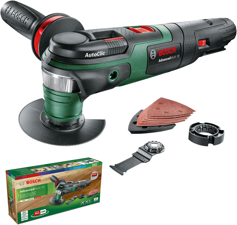 Bosch Home and Garden Bosch Akku Multifunktionswerkzeug AdvancedMulti 18 (ohne Akku, 18 Volt System,