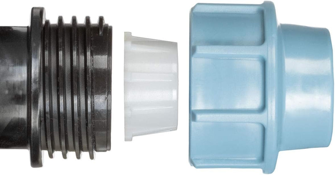 HOLZBRINK 5x Reduzier-T-Stück 3/4 x 1 x 3/4 Zoll Rohrverbinder für Rohrabzweigung des 3/4" Verlegero