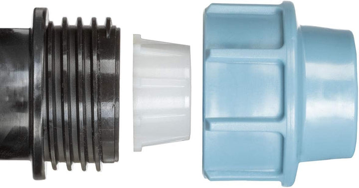 HOLZBRINK 5x Reduzier-T-Stück 3/4 x 1 x 3/4 Zoll Rohrverbinder für Rohrabzweigung des 3/4" Verlegero