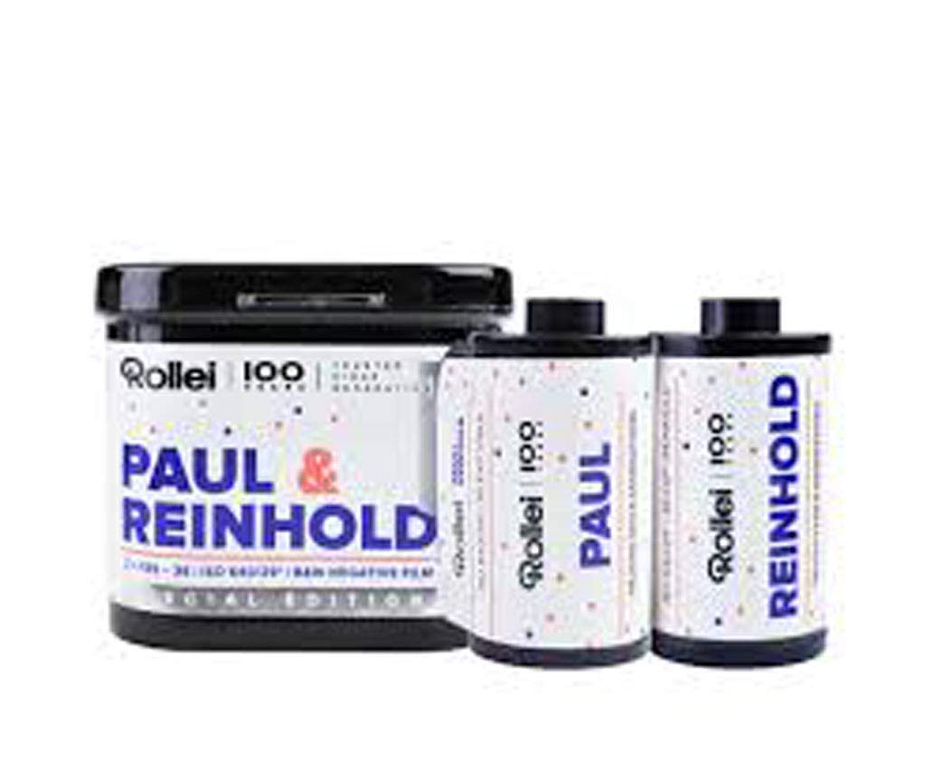 Rollei Paul &amp; Reinhold Schwarzweiss-Negativfilm | 35 mm | 36 Aufnahmen | ISO 640 Doppelpack | Limiti