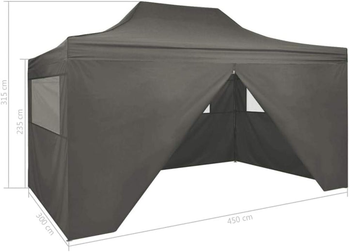 Festnight Faltzelt Pop-Up mit 4 Seitenwänden | Partyzelt | Gartenzelt | Garten Pavillon | Festzelt |