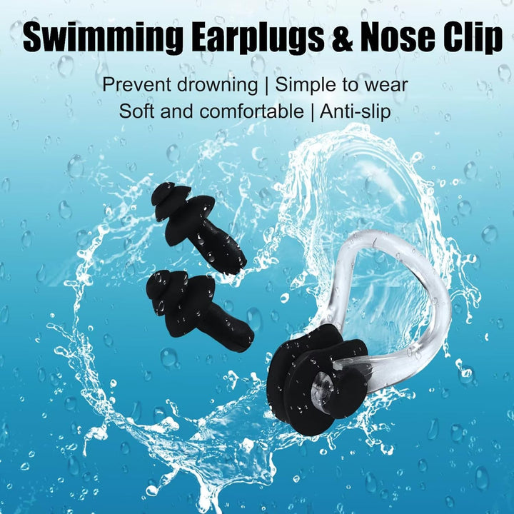 Alepo Extra Large Badekappe Damen Herren, Schwimmkappe Lange Haare Langlebige Silikon mit Ohrschutz,