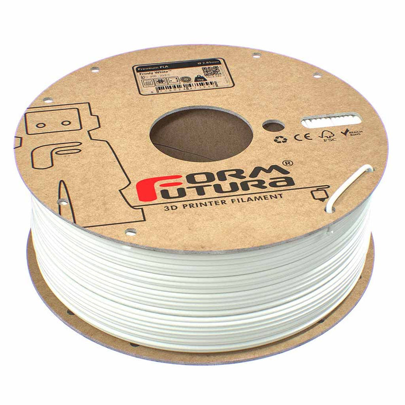 Formfutura 285PPLA-FROWHI-1000 3D Printer Filament, Polylactic Acid, Frosty Weiss