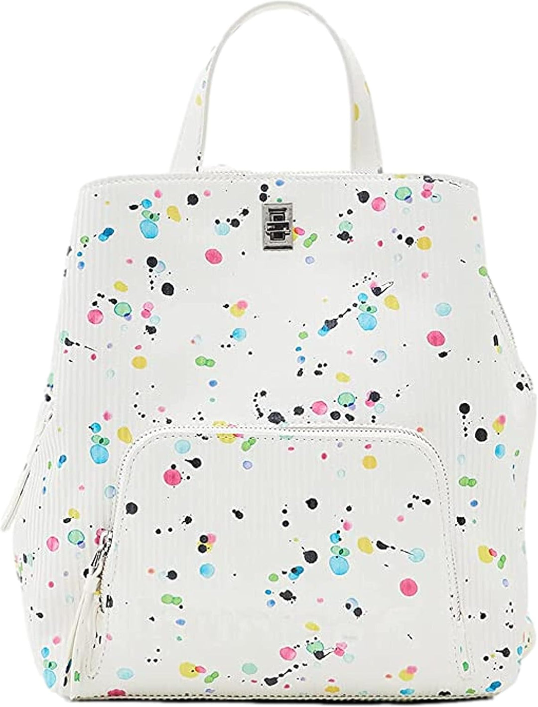 Desigual Damen Back_neon Art_sumy BACK NEON ART SUMY MINI 1001 RAW, Weiss, Einheitsgrösse EU