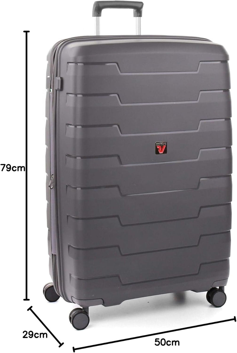 RONCATO Skyline - 4-Rollen-Trolley L 79 cm erw. Antracite, Antracite