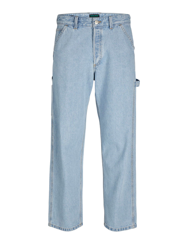 JACK & JONES Male Loose fit Jeans JJIEDDIE JJUTILITY MF 491 SN Loose fit Jeans 30W / 30L Blue Denim,