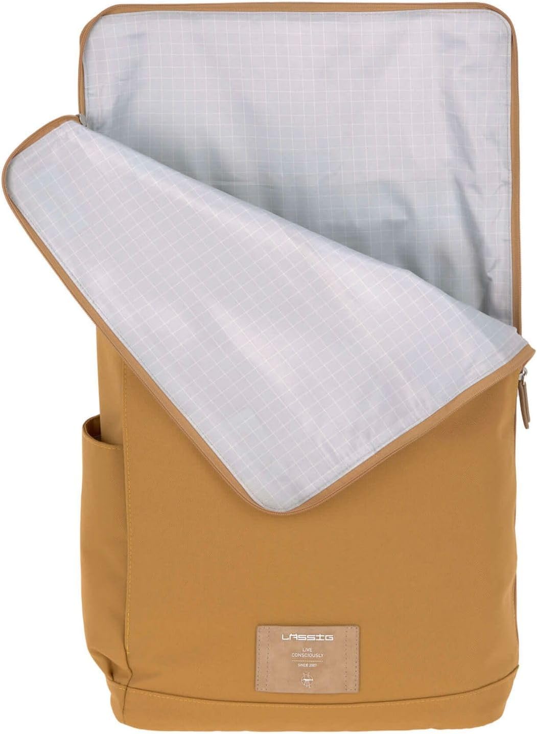 LÄSSIG Wickeltasche, Wickelunterlage, Kinderwagenbefestigung, Flaschenhalter nachhaltig produziert/G