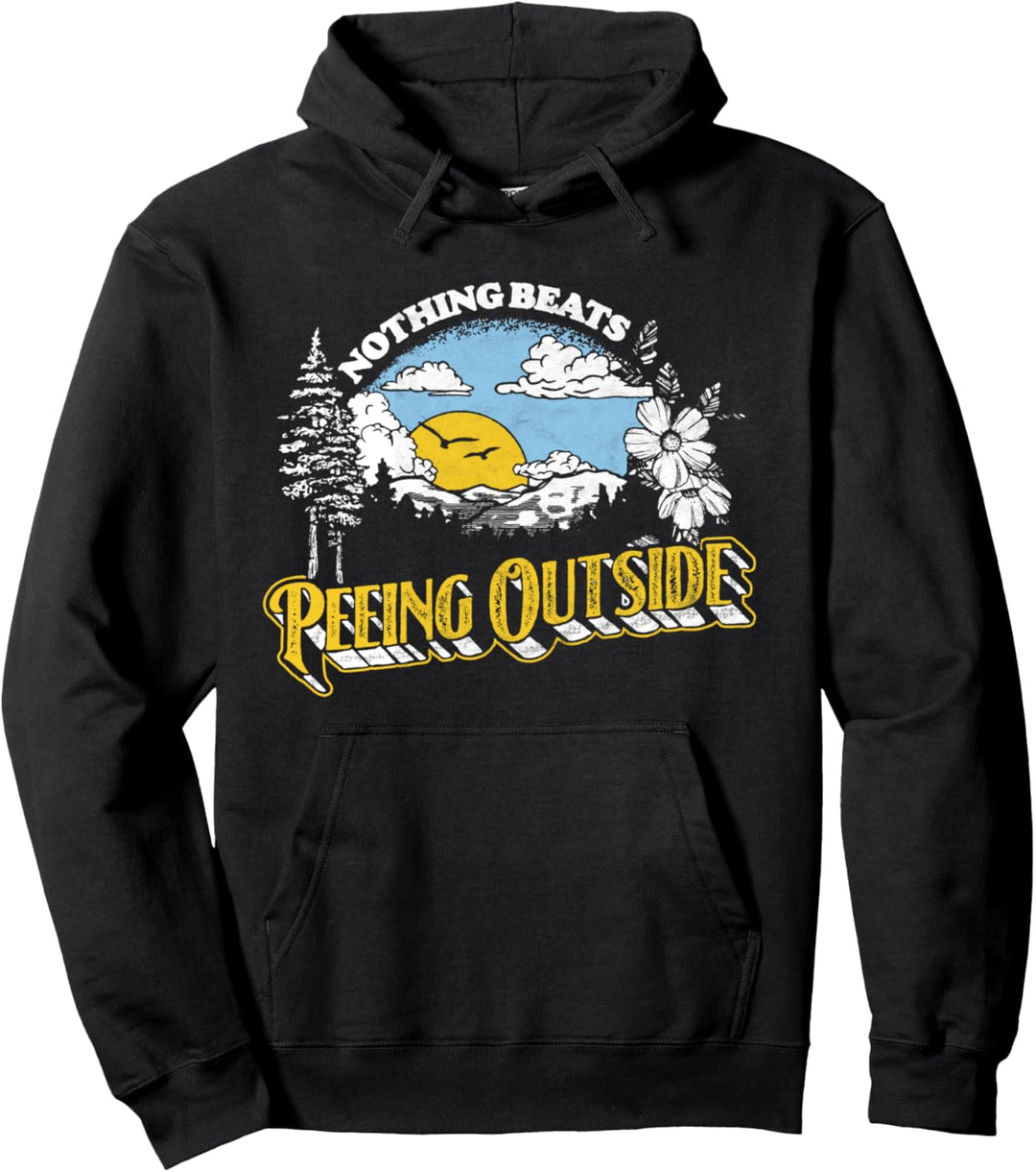 Pooping in the Woods is Fun! Funny Camping Pullover Hoodie