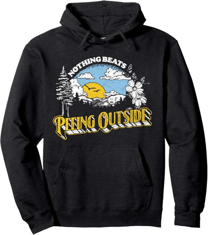 Pooping in the Woods is Fun! Funny Camping Pullover Hoodie