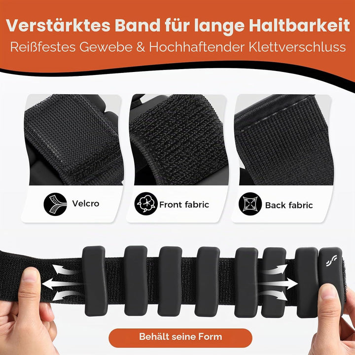 Sportneer tragbare Gewichtsmanschetten – 2er-Set (Jeweils 1 kg) für Damen und Herren, modisches knöc