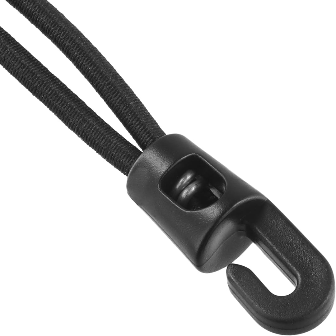 SINJEUN 80 Stück Spanngummi mit Haken 25 cm, Planenspanner Expander Gummispanner mit Haken Schwarz f