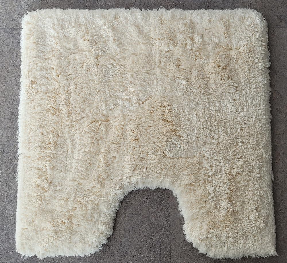 Kleine Wolke 5432202129 WC-Vorleger Bambou, 55 x 55 cm, Natur Grösse WC-Vorleger mit Ausschnitt 55 x