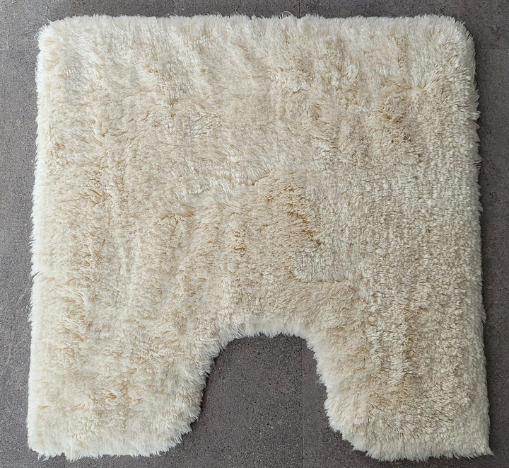 Kleine Wolke 5432202129 WC-Vorleger Bambou, 55 x 55 cm, Natur Grösse WC-Vorleger mit Ausschnitt 55 x