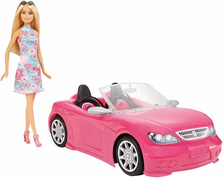 Barbie FPR57 - Puppe mit Cabrio, Spielzeug ab 3 Jahren Single, Single