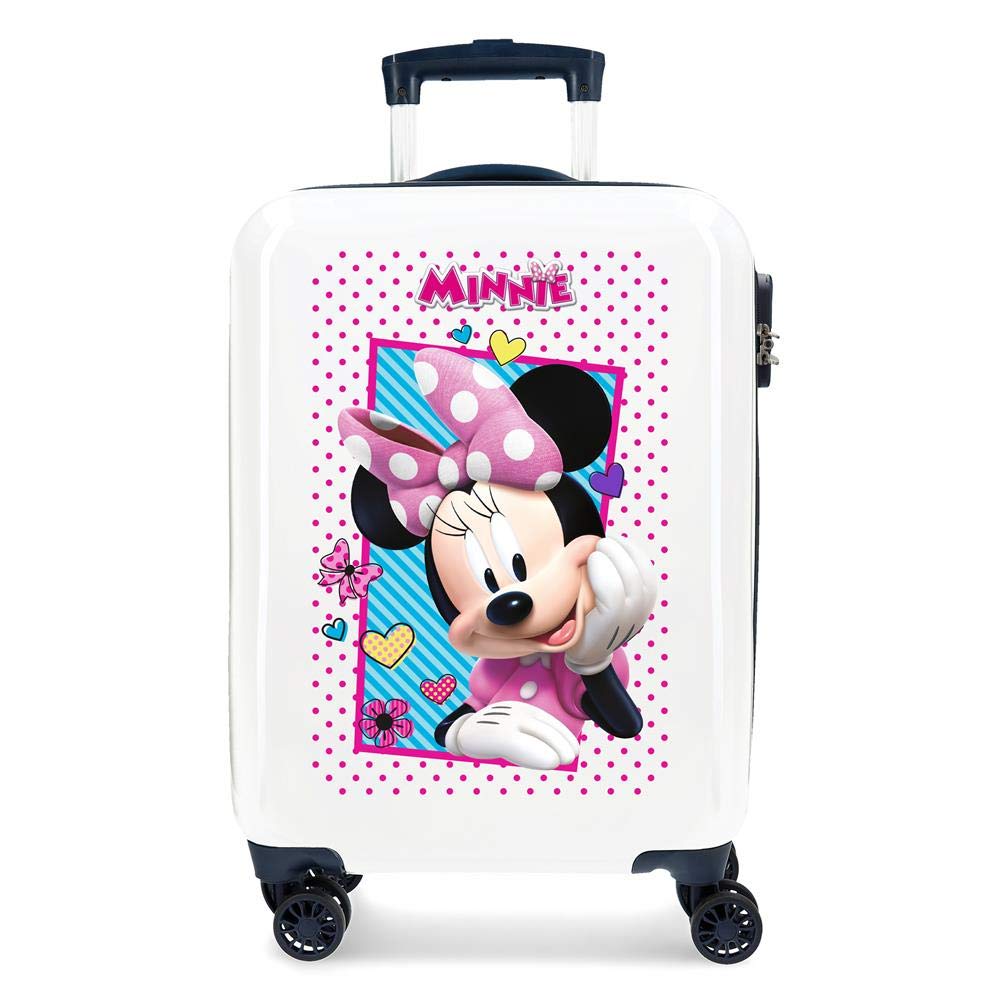 Disney Minnie Joy Kabinenkoffer Blau 37x55x20 cms Hartschalen ABS Kombinationsschloss 34L 2,6Kgs 4 D