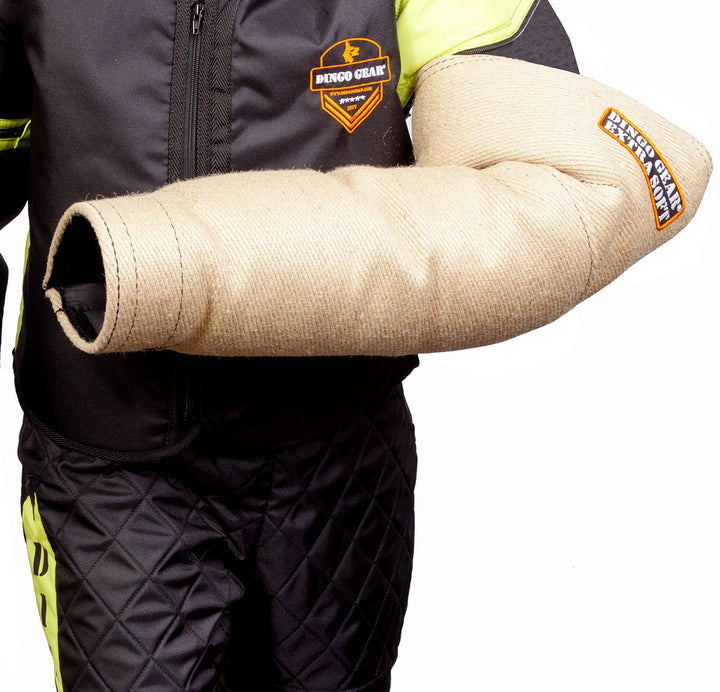 Dingo Gear Schutzarm Extern EXTRA Soft,Weich aus Jute Bissmanschette Hundeausbildung Hundetraining B