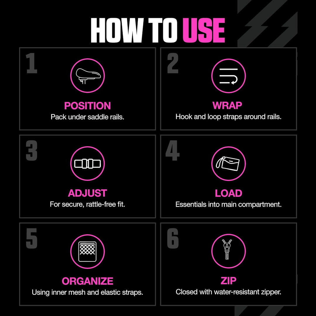 Muc Off Saddle Bag 700ml One Size