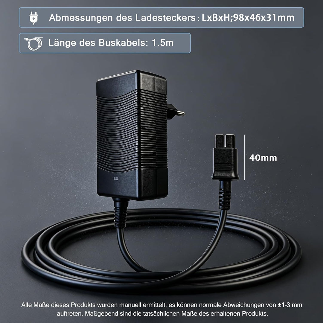 Ladegerät für Poolroboter, 16.8V Ladegerät für Aiper Scuba S1 Akku Roboter Pool Reiniger Kompatibel
